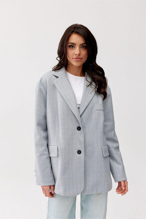 Sophisticated Herringbone Jacket - Arya Classic Design