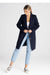 Elegant Button-Down Knee-Length Winter Coat