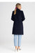 Elegant Button-Down Knee-Length Winter Coat