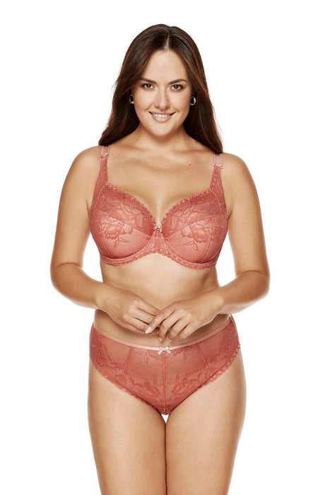 Luxurious Lace-Trim Bra for Uneven Breasts