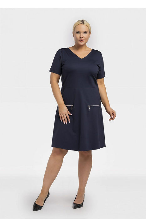 Lucy Comfort Knit Dress - Chic Plus Size Essential for Every Occasion