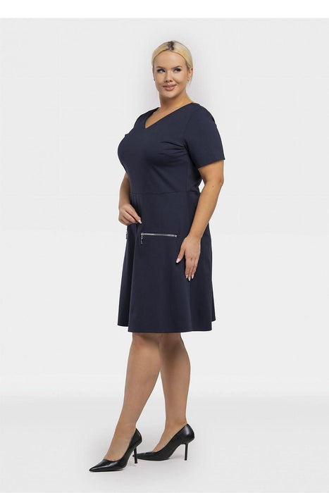 Lucy Comfort Knit Dress - Chic Plus Size Essential for Every Occasion