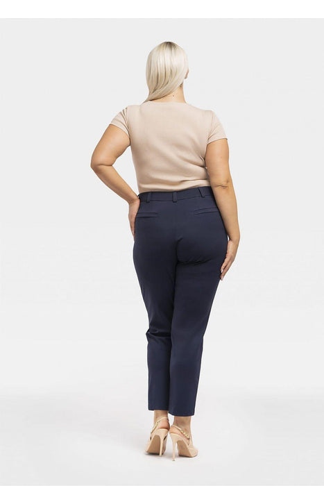 Elegant Plus Size Knit Trousers - Karko Collection