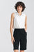 Chic Sleeveless Viscose Blouse with Timeless Collar