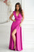 Elegant Bicotone Evening Dress for Formal Occasions