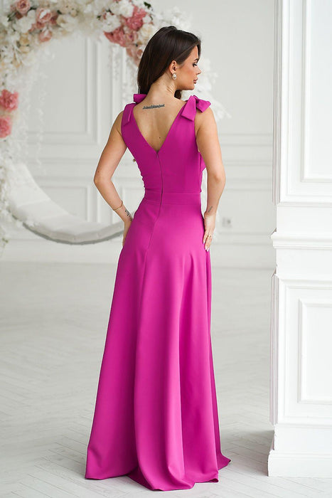 Elegant Bicotone Evening Dress for Formal Occasions