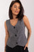 Elegant Cotton Blend Women's Waistcoat