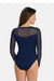 Chic Mesh Detail Long Sleeve Bodysuit