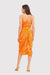 Vibrant Summer Ruffle Midi Dress by Ax Paris