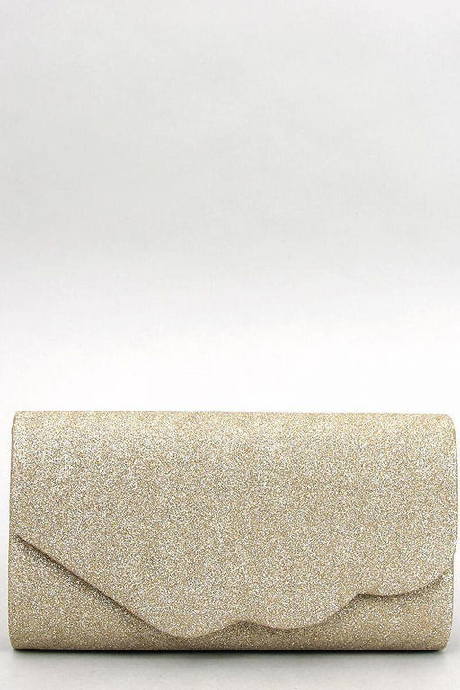 Iridescent Glamour Fabric Clutch with Removable Chain