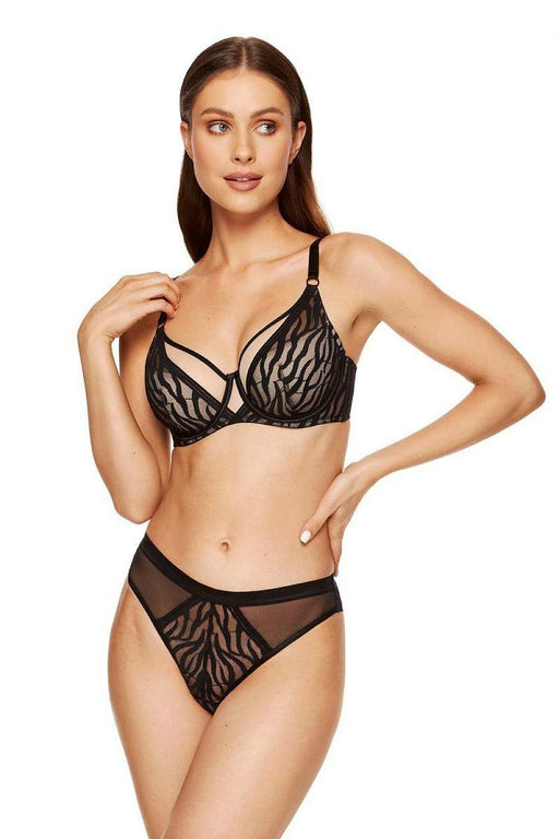 Wild Lace Animal Print Comfort Bra