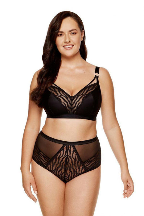 Chic Animal Print Wireless Bra - Plus Size Options Available