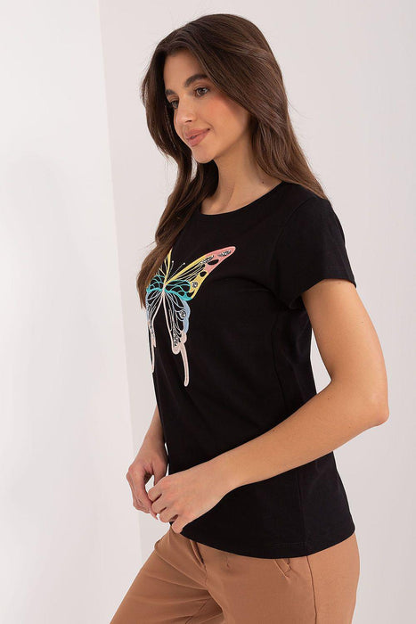 Butterfly-Inspired Chic Cotton Top