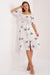 Sunrise Blooms Flared Midi Dress - Made in Europe