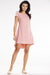 Stylish Pleated Trapeze Dress for Versatile Elegance