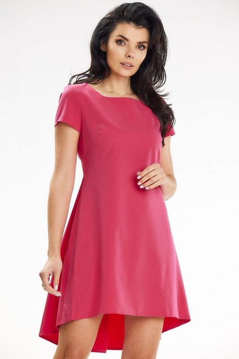 Stylish Pleated Trapeze Dress for Versatile Elegance