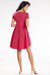 Stylish Pleated Trapeze Dress for Versatile Elegance