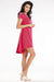 Stylish Pleated Trapeze Dress for Versatile Elegance