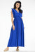 Elegant Summer Envelope Maxi Dress with Ruffled Details