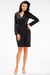 Sophisticated Envelope Mini Robe Dress for Office and Formal Events