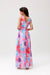 Chic Back-Cut Chiffon Maxi Dress for Special Occasions