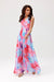 Chic Back-Cut Chiffon Maxi Dress for Special Occasions