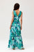 Chic Back-Cut Chiffon Maxi Dress for Special Occasions