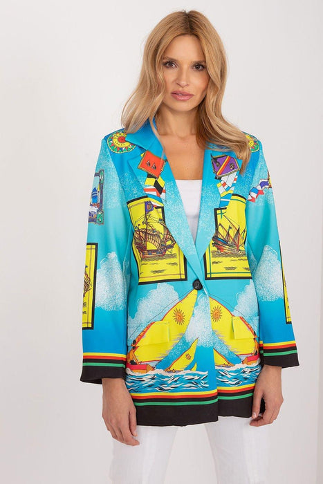 Italy Moda Floral Print Jacket