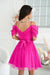 Spanish Elegance Plunging Sleeve Evening Dress with Chic Belt