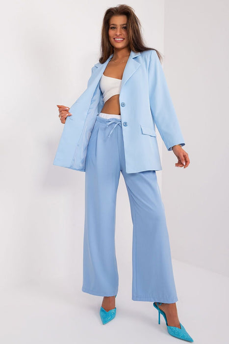 Sophisticated High-Waisted Palazzo Trousers for Trendsetting Women