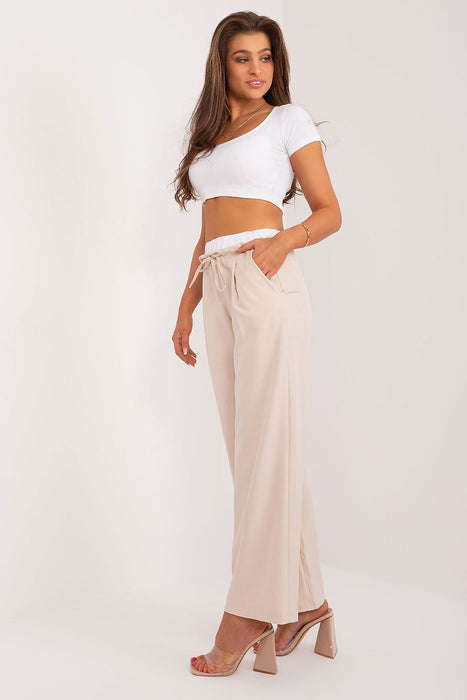 Sophisticated High-Waisted Palazzo Trousers for Trendsetting Women