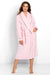 Luxurious Comfort: Stylish Women's Bathrobe with Convenient Pockets and Adjustable Belt