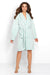 Luxe Women's Soft Polyester Robe with Chic Pockets and Adjustable Tie