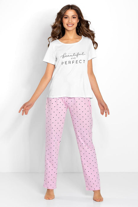 Elegant Blush Sleepwear Ensemble - Momenti Per Me Collection