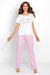 Elegant Blush Sleepwear Ensemble - Momenti Per Me Collection