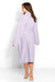 Chic Paloma Lavender Luxury Bathrobe with Elegant Accents