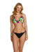 Chic Black Knit Bikini Bottoms with Colorful Lycra Trim for a Flawless Fit