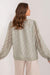 Chic Women's Long Sleeve Blouse with Elegant Stand-Up Collar