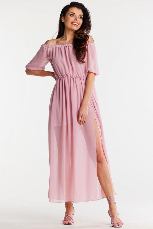 Chic and Flowing Chiffon Maxi Dress - Your Go-To Fashion Staple