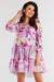 Chic Ruffled Chiffon Day Dress