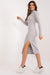 Chic Midi-Length Ribbed Turtleneck Dress for Everyday Elegance