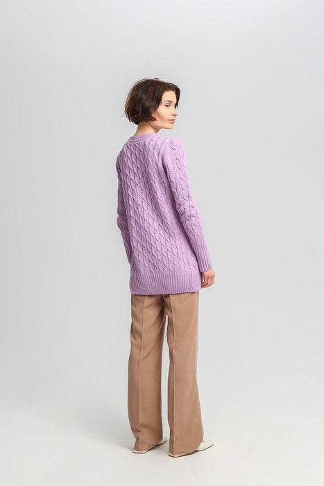 Crested Elegance Longline Cardigan by MKM