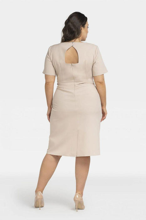 Elegant Plus Size Curvy Pencil Dress - Karko