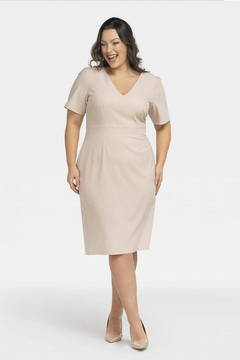 Elegant Plus Size Curvy Pencil Dress - Karko