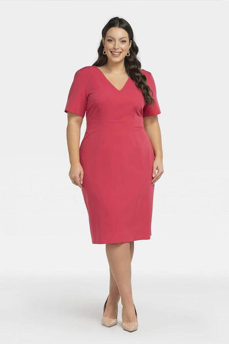 Elegant Plus Size Curvy Pencil Dress - Karko