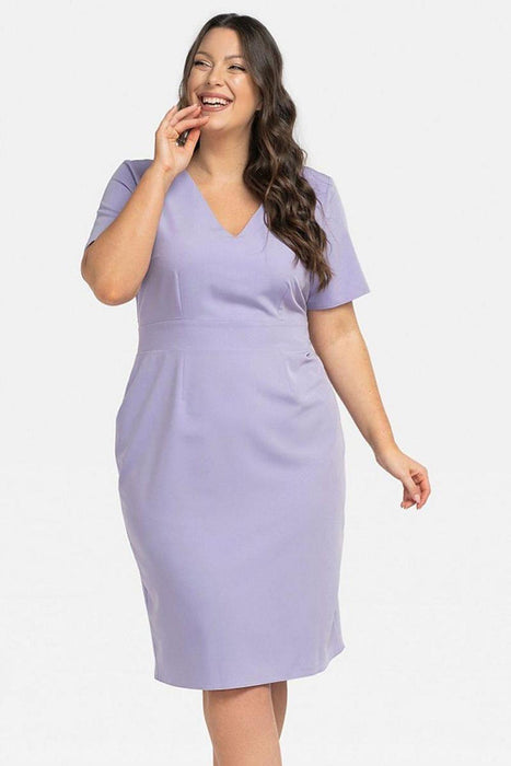 Elegant Plus Size Curvy Pencil Dress - Karko