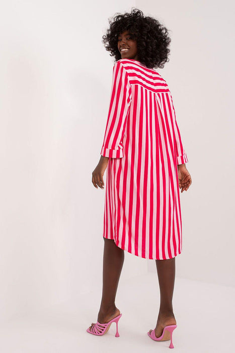 Stylish Striped Viscose Casual Dress