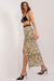 Savannah Style Viscose Animal Print Maxi Skirt by Sublevel