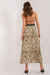 Savannah Style Viscose Animal Print Maxi Skirt by Sublevel