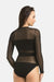 Chic Mesh Shaping Bodysuit Set